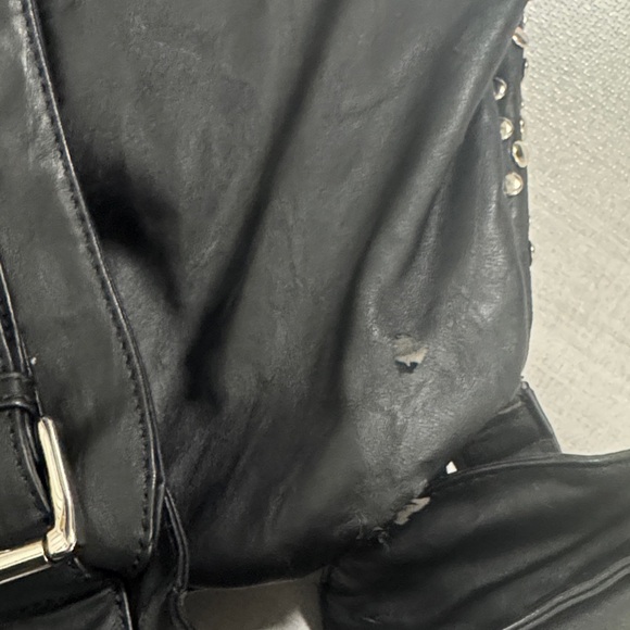 Black Studded Crossbody Bag - Picture 11 of 12